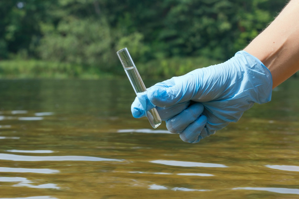 A stock image of a groundwater sample 