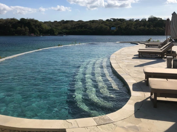 A stock image of a swimming pool