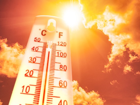 A stock image of a thermometer 