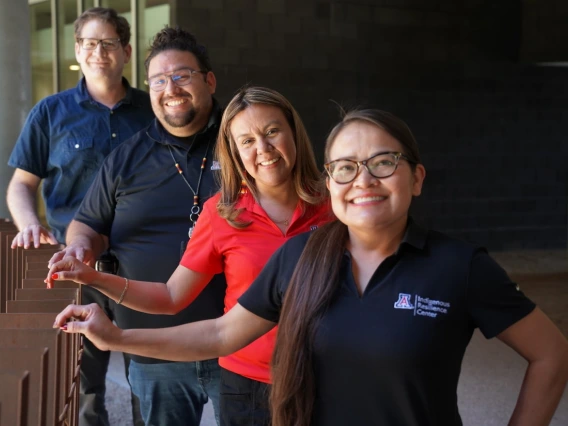 An photo of the Indigenous Resilience Center administrative staff