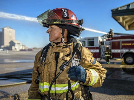 Image of a firefighter