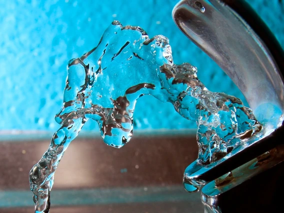 Image of a water fountain spewing water
