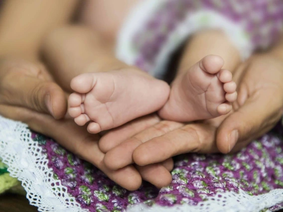 Image of infant feet