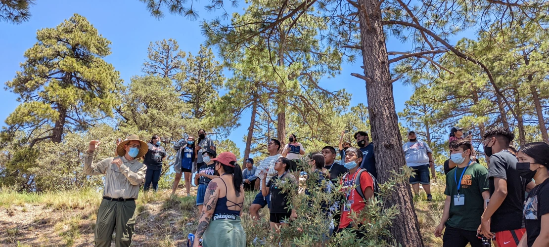 OLEH Students hiking Mt.Lemon 