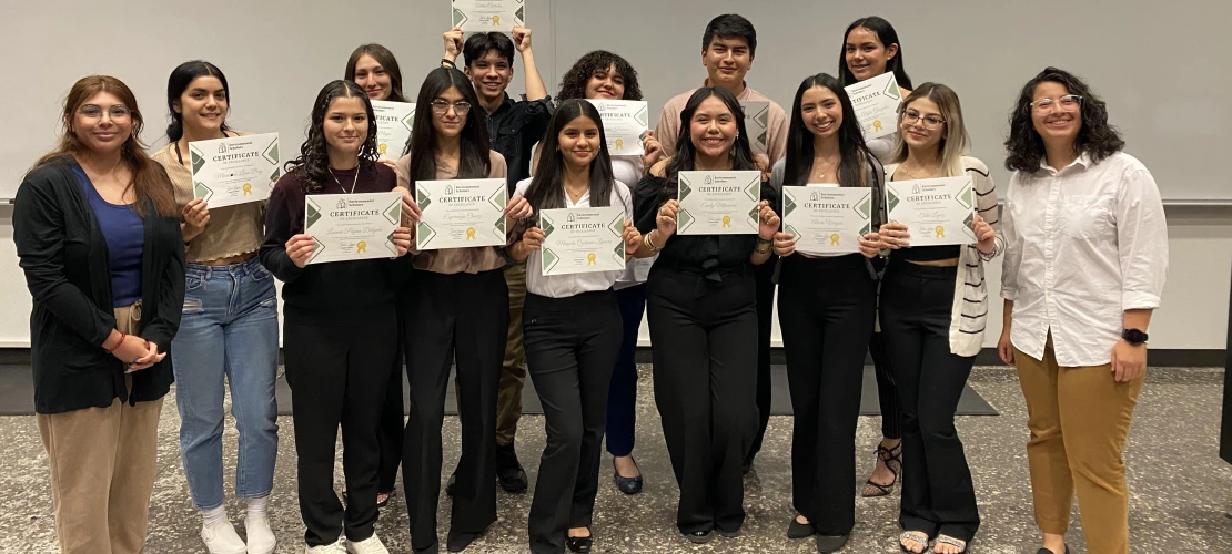 An image of the Environmental Scholars 2023 Cohort.