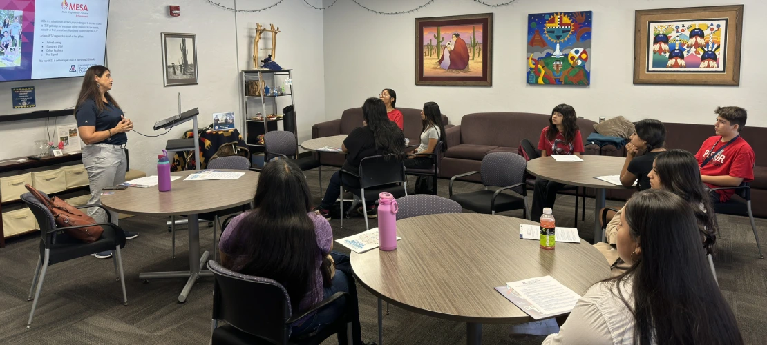 An image of students in a health lesson