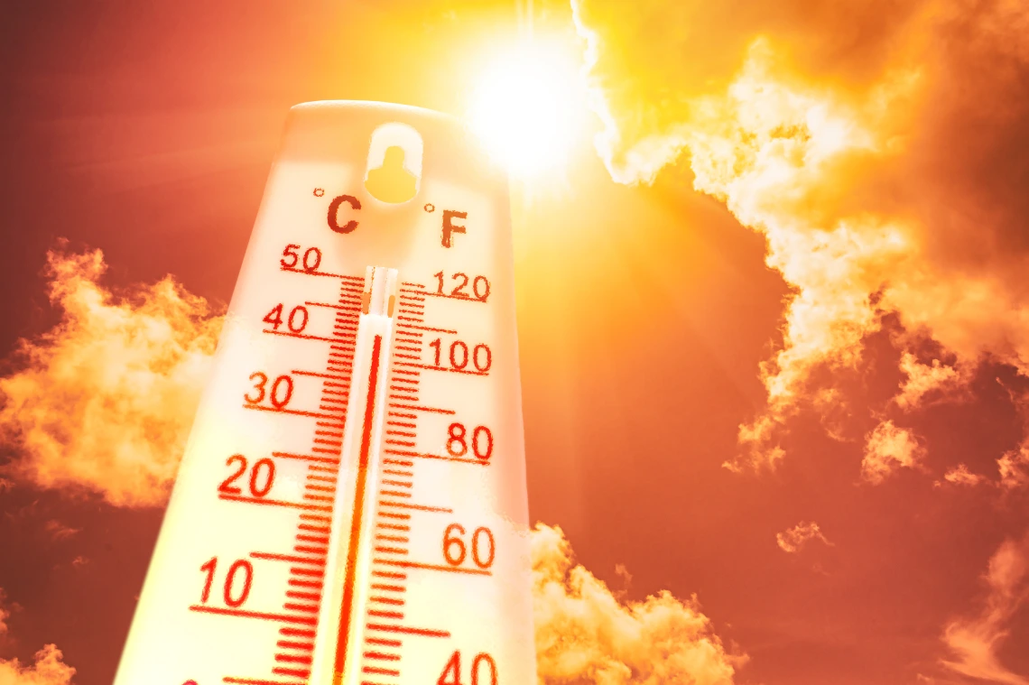 A stock image of a thermometer 