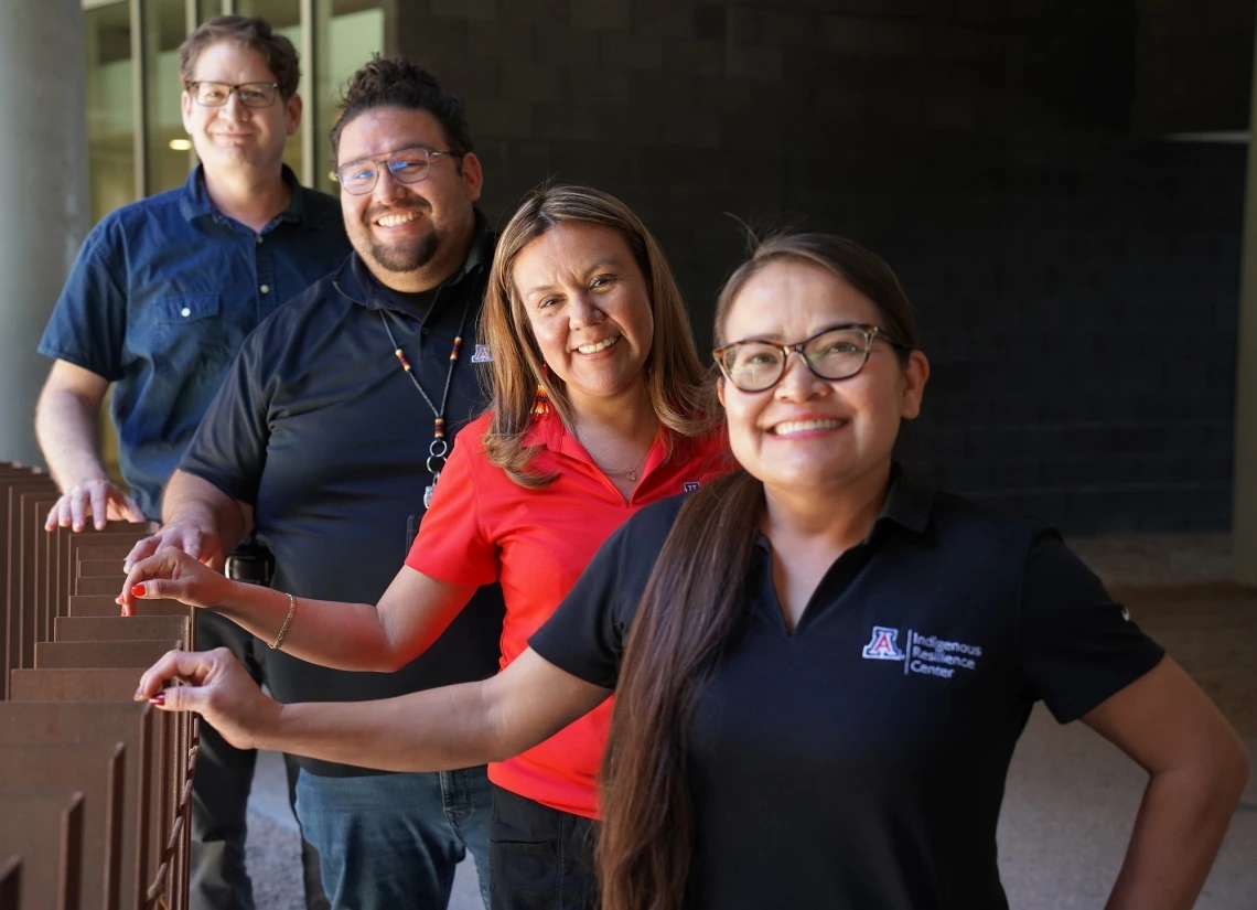 An photo of the Indigenous Resilience Center administrative staff