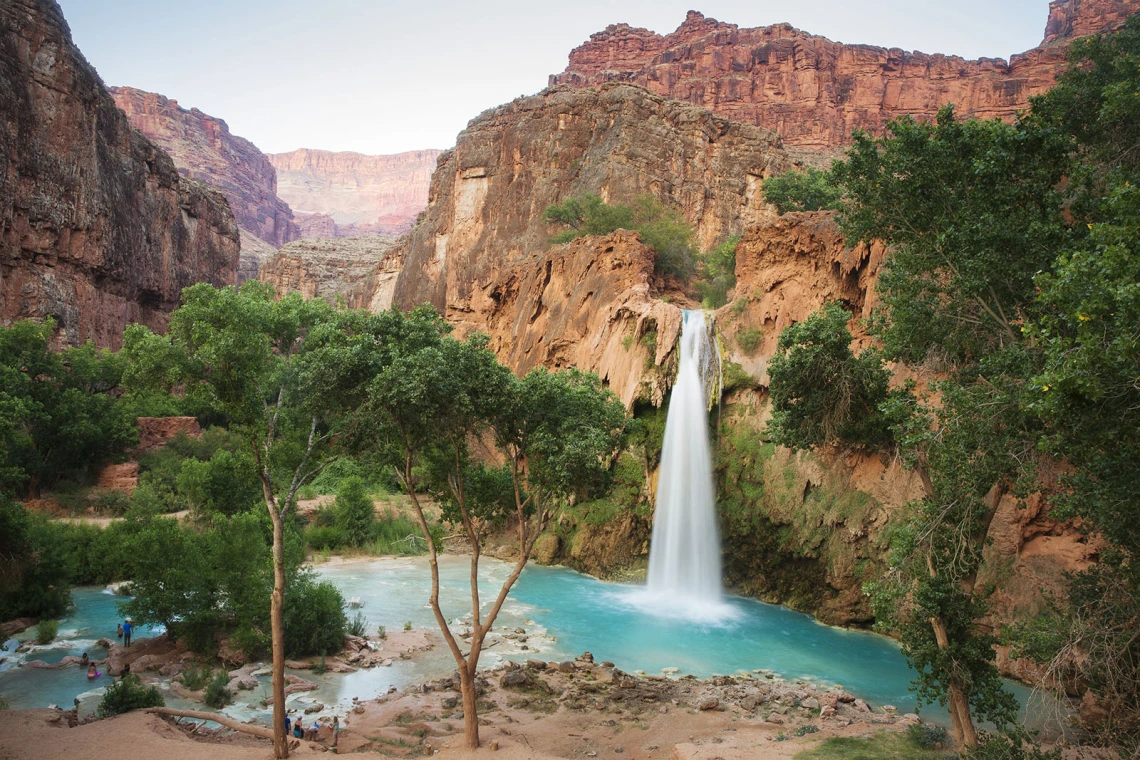 A picture of Havasu falls is Arizona