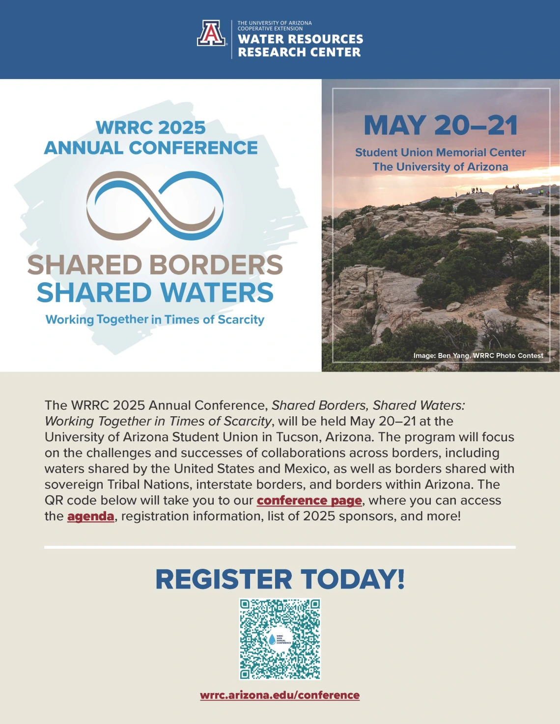 a flyer for the WRRC 2025 annual conference