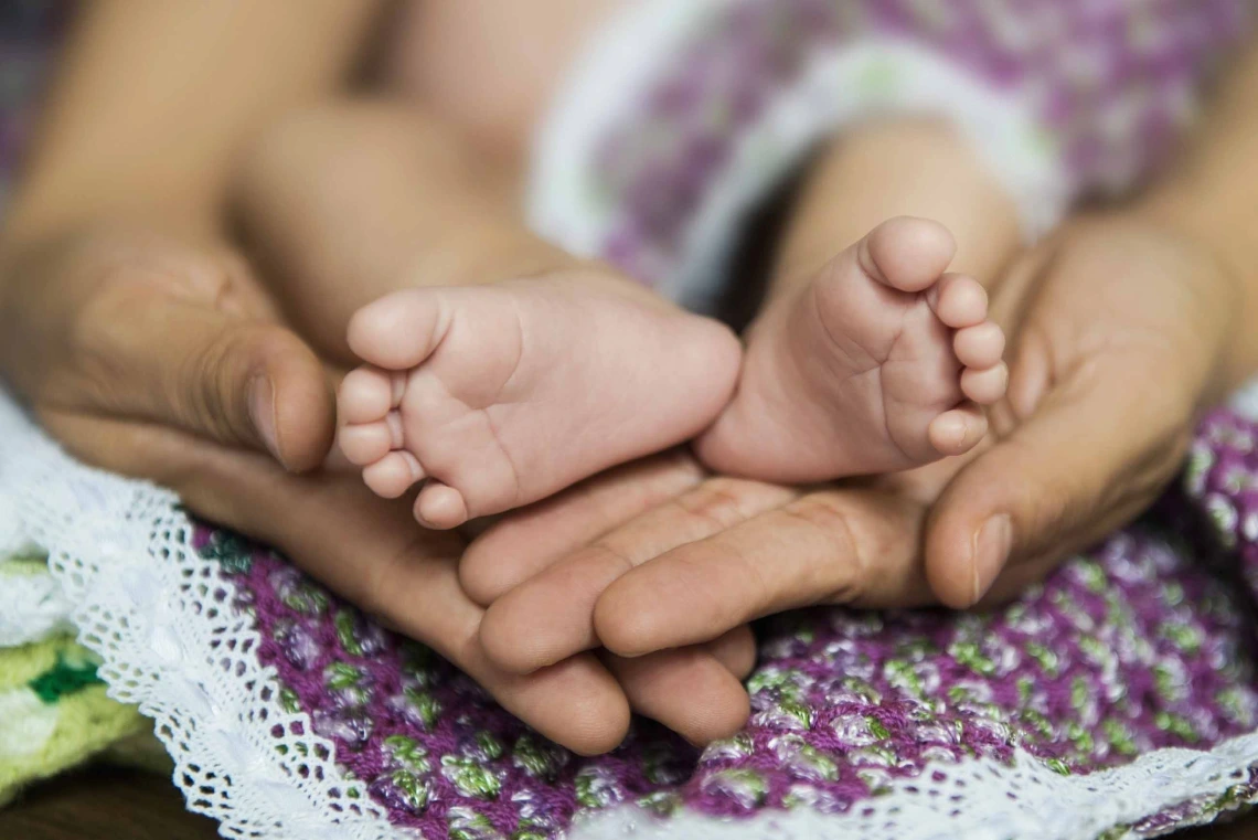 Image of infant feet