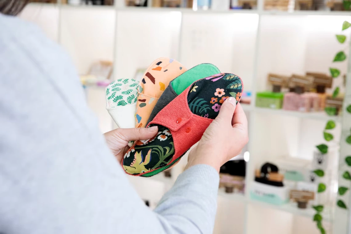 Image of reusable menstrual products 