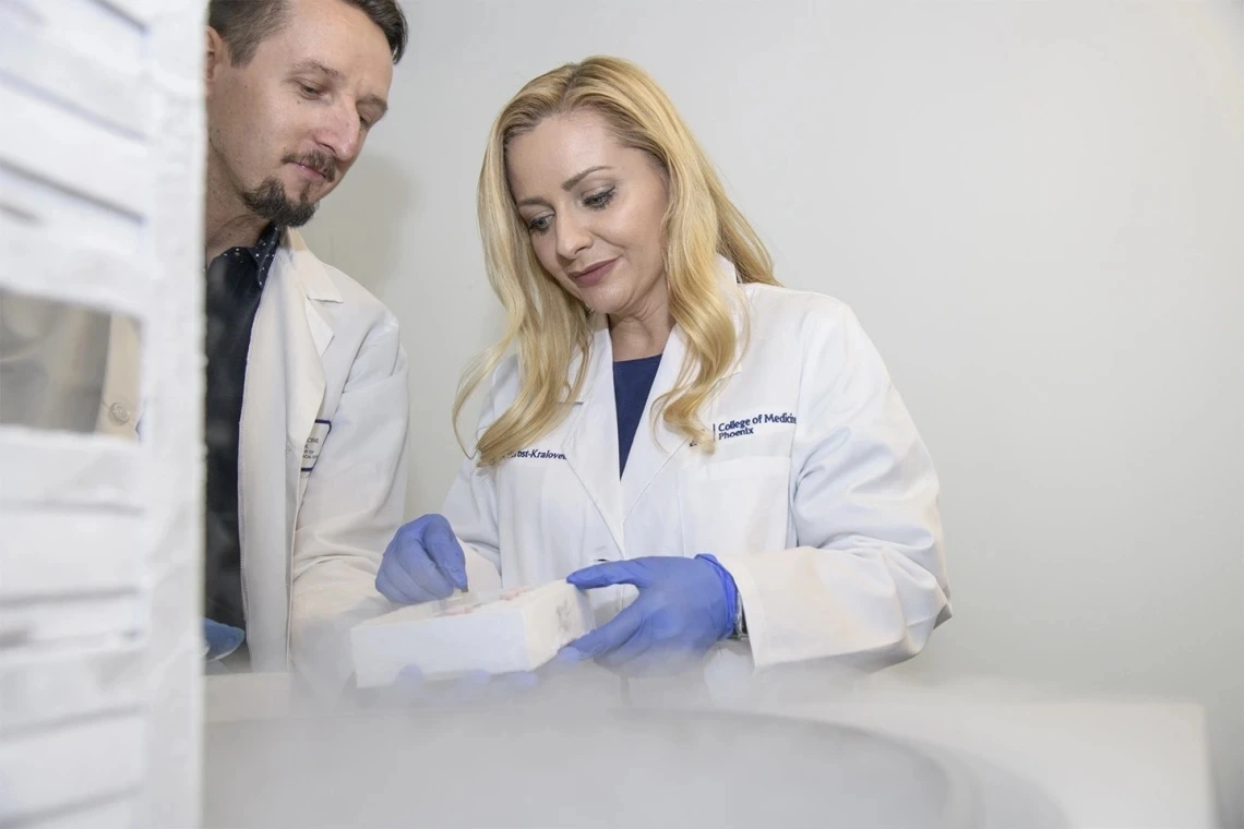 Melissa Herbst-Kralovetz, LifeSpan Digital Health and Dr. Eric Reiman are being recognized by the Arizona Bioindustry Association.