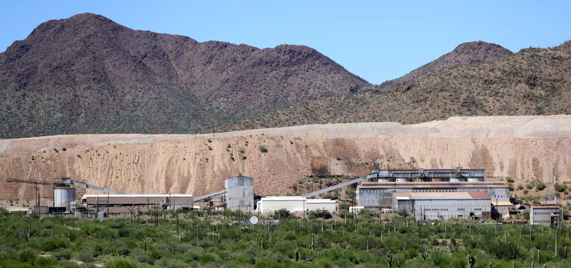 Image of a Southern Arizona mine