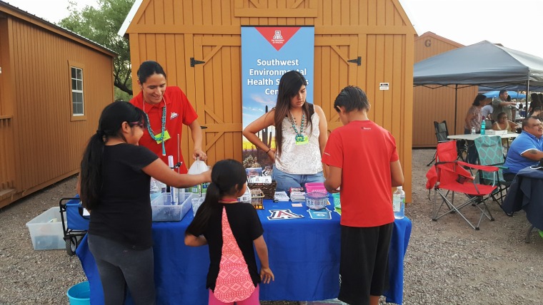 A picture of a group of children participating in an activity. 