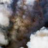 Aerial view of LA fires