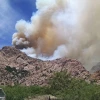 Image of fire in Arizona's mountains