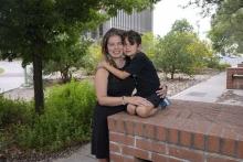 Image of Paloma Beamer and her son, Javier.