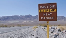image of extreme heat sign